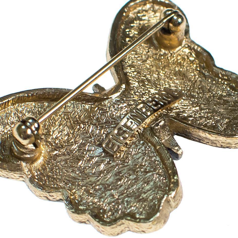 Vintage Eisenberg Enamel Butterfly Brooch Pink Purple Turquoise Blue by Eisenberg - Vintage Meet Modern Vintage Jewelry - Chicago, Illinois - #oldhollywoodglamour #vintagemeetmodern #designervintage #jewelrybox #antiquejewelry #vintagejewelry