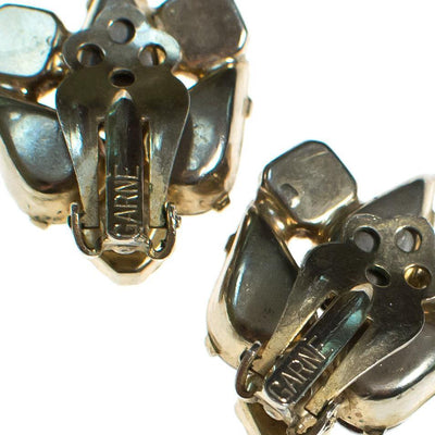Vintage Garne Amber and Citrine Topaz Rhinestone Statement Earrings by Garne Amber and Citrine - Vintage Meet Modern Vintage Jewelry - Chicago, Illinois - #oldhollywoodglamour #vintagemeetmodern #designervintage #jewelrybox #antiquejewelry #vintagejewelry