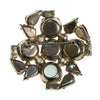 Vintage Garne Amber and Citrine Crystal Brooch by Garne Amber - Vintage Meet Modern Vintage Jewelry - Chicago, Illinois - #oldhollywoodglamour #vintagemeetmodern #designervintage #jewelrybox #antiquejewelry #vintagejewelry