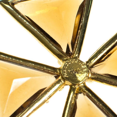 Vintage Accessocraft NYC Maltese Cross Brooch Pendant with Smokey Crystal Rhinestones by 1960s - Vintage Meet Modern Vintage Jewelry - Chicago, Illinois - #oldhollywoodglamour #vintagemeetmodern #designervintage #jewelrybox #antiquejewelry #vintagejewelry