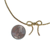 Vintage Avon Gold Bow Necklace Petite Dainty Minimalist by Avon - Vintage Meet Modern Vintage Jewelry - Chicago, Illinois - #oldhollywoodglamour #vintagemeetmodern #designervintage #jewelrybox #antiquejewelry #vintagejewelry