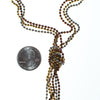 Vintage Diane Von Furstenberg Bronze, Brass, Gold and Silver Beaded Chain Necklace, 1970s by Diane Von Furstenberg - Vintage Meet Modern Vintage Jewelry - Chicago, Illinois - #oldhollywoodglamour #vintagemeetmodern #designervintage #jewelrybox #antiquejewelry #vintagejewelry