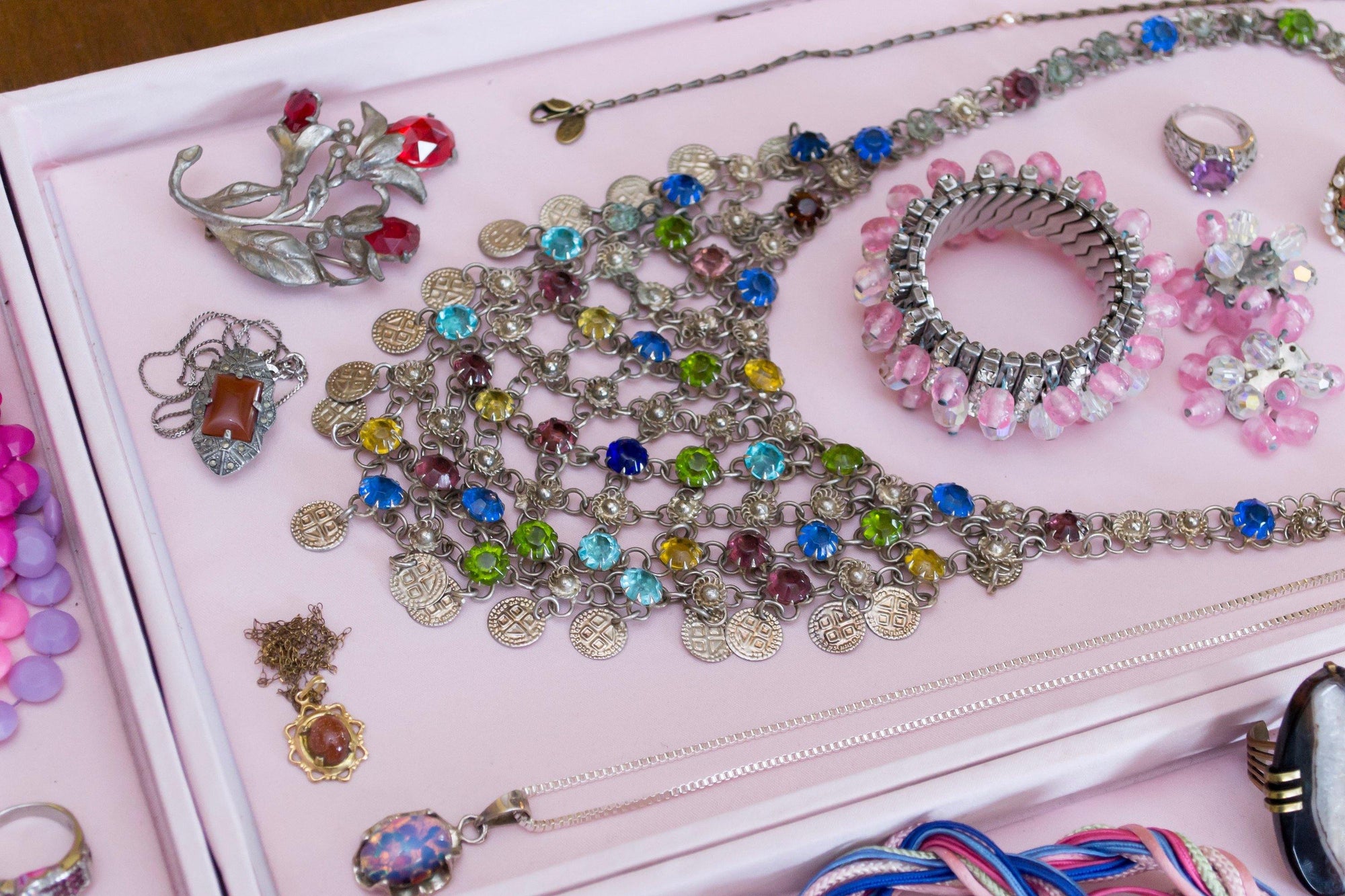 Vintage Marcasite and Carnelian Sterling Silver Dress Clip Art Deco Era by Art Deco - Vintage Meet Modern Vintage Jewelry - Chicago, Illinois - #oldhollywoodglamour #vintagemeetmodern #designervintage #jewelrybox #antiquejewelry #vintagejewelry