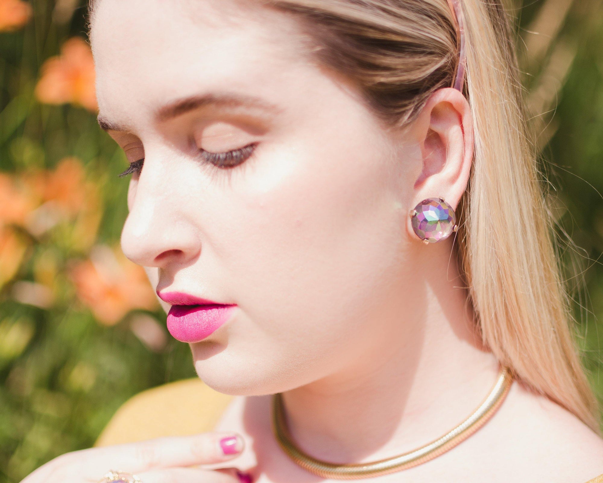 Vintage Gold Snake Chain Necklace by 1970s - Vintage Meet Modern Vintage Jewelry - Chicago, Illinois - #oldhollywoodglamour #vintagemeetmodern #designervintage #jewelrybox #antiquejewelry #vintagejewelry