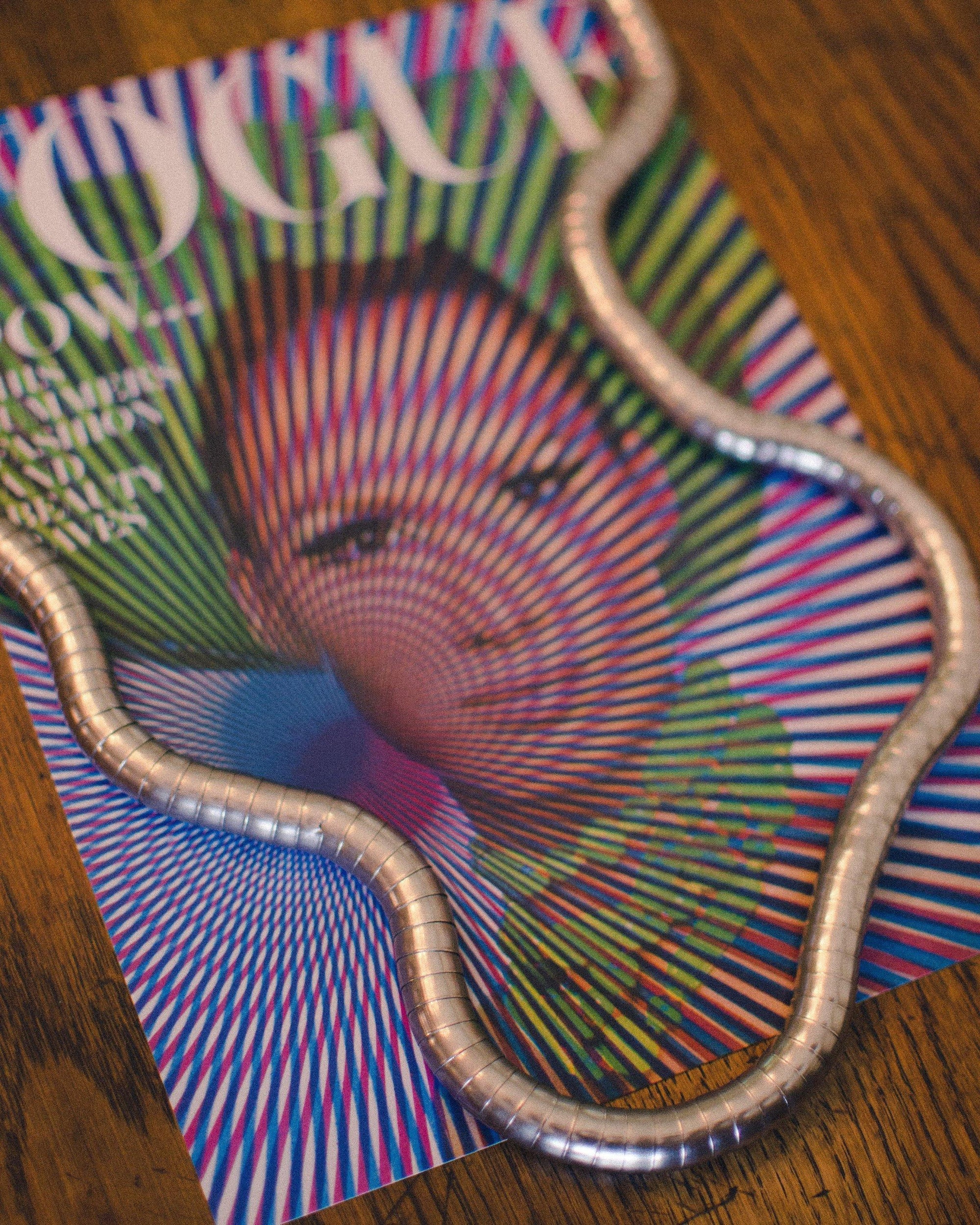 Vintage Chunky Bohemian Chic Silver Barrel Bead Necklace by 1970s - Vintage Meet Modern Vintage Jewelry - Chicago, Illinois - #oldhollywoodglamour #vintagemeetmodern #designervintage #jewelrybox #antiquejewelry #vintagejewelry