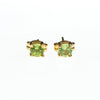 Vintage Lemon Citrine 18kt Gold Over Sterling Silver Stud Earrings by Lemon Citrine - Vintage Meet Modern Vintage Jewelry - Chicago, Illinois - #oldhollywoodglamour #vintagemeetmodern #designervintage #jewelrybox #antiquejewelry #vintagejewelry