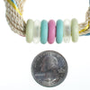 Vintage Diane Von Furstenberg Silk Cord Bracelet with Pastel Color Beads by Diane Von Furstenberg - Vintage Meet Modern Vintage Jewelry - Chicago, Illinois - #oldhollywoodglamour #vintagemeetmodern #designervintage #jewelrybox #antiquejewelry #vintagejewelry