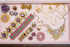 Vintage Hobe Earrings, Clear Crystal Rhinestones, Gold Tone Earrings, Dangle Loops, Clip with Screw Back by Hobe - Vintage Meet Modern Vintage Jewelry - Chicago, Illinois - #oldhollywoodglamour #vintagemeetmodern #designervintage #jewelrybox #antiquejewelry #vintagejewelry