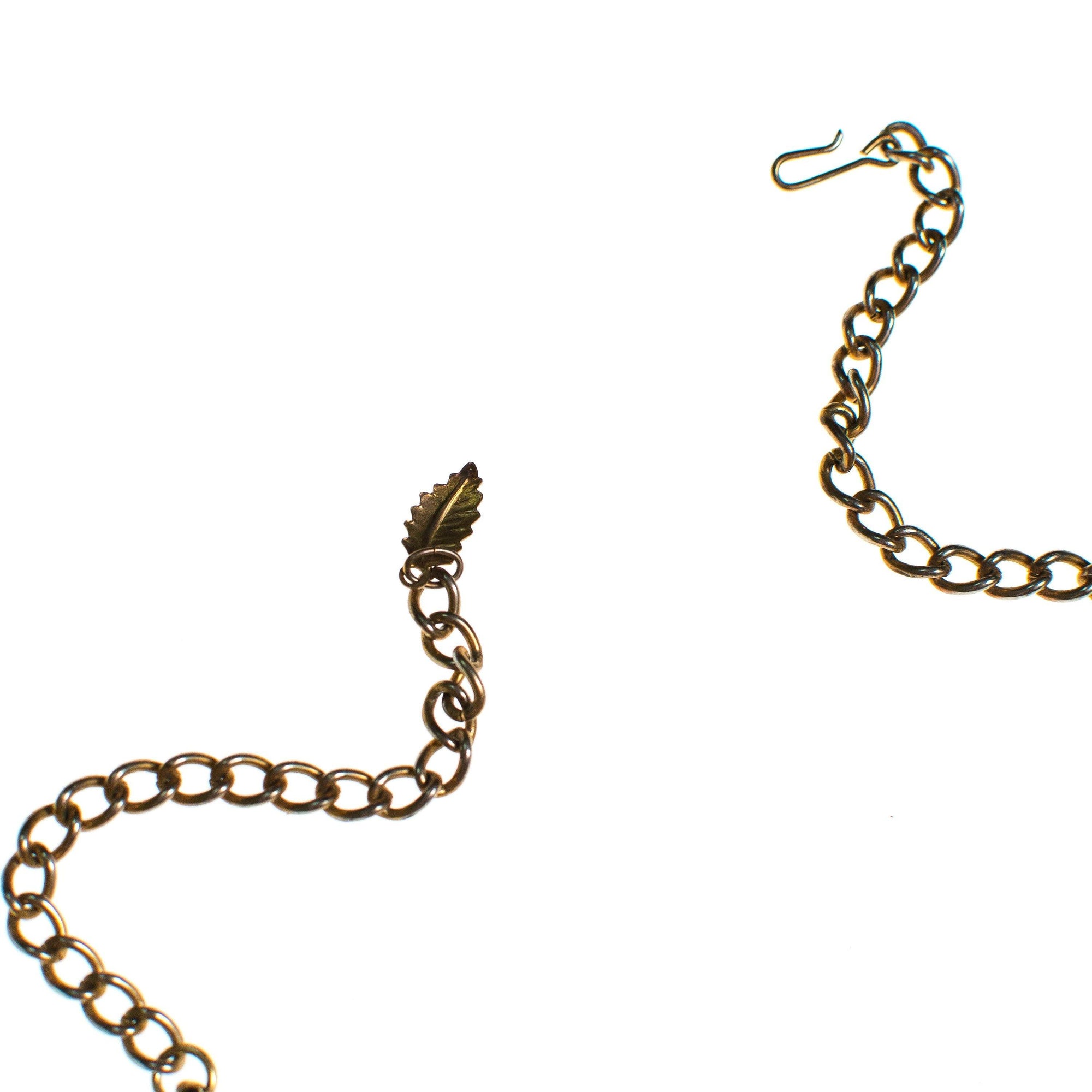 Vintage Pink Lucite Necklace, Gold Tone, Hook Clasp by 1950s - Vintage Meet Modern Vintage Jewelry - Chicago, Illinois - #oldhollywoodglamour #vintagemeetmodern #designervintage #jewelrybox #antiquejewelry #vintagejewelry