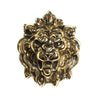 Vintage Gold Roaring Lions Head Brooch Pin by 1960s - Vintage Meet Modern Vintage Jewelry - Chicago, Illinois - #oldhollywoodglamour #vintagemeetmodern #designervintage #jewelrybox #antiquejewelry #vintagejewelry