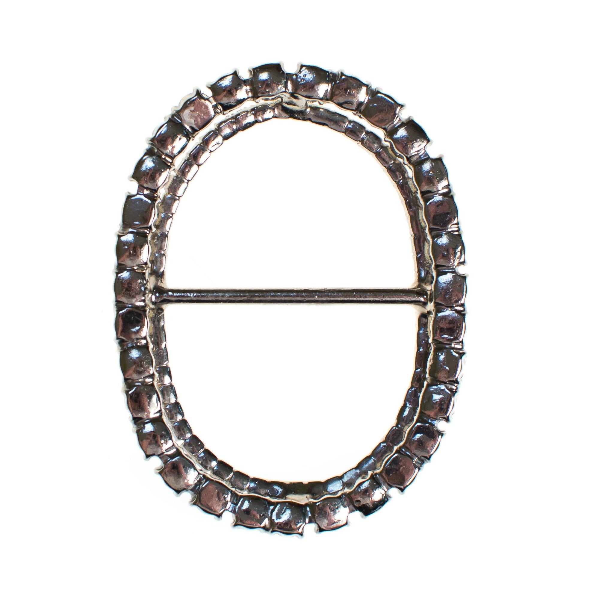 Vintage Rhinestone Sash Belt Buckle Set in Silver Tone by Art Deco - Vintage Meet Modern Vintage Jewelry - Chicago, Illinois - #oldhollywoodglamour #vintagemeetmodern #designervintage #jewelrybox #antiquejewelry #vintagejewelry