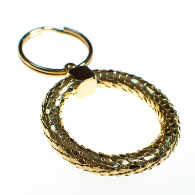 Vintage 1980s Whiting and Davis Gold Mesh Key Chain by Whiting and Davis - Vintage Meet Modern Vintage Jewelry - Chicago, Illinois - #oldhollywoodglamour #vintagemeetmodern #designervintage #jewelrybox #antiquejewelry #vintagejewelry