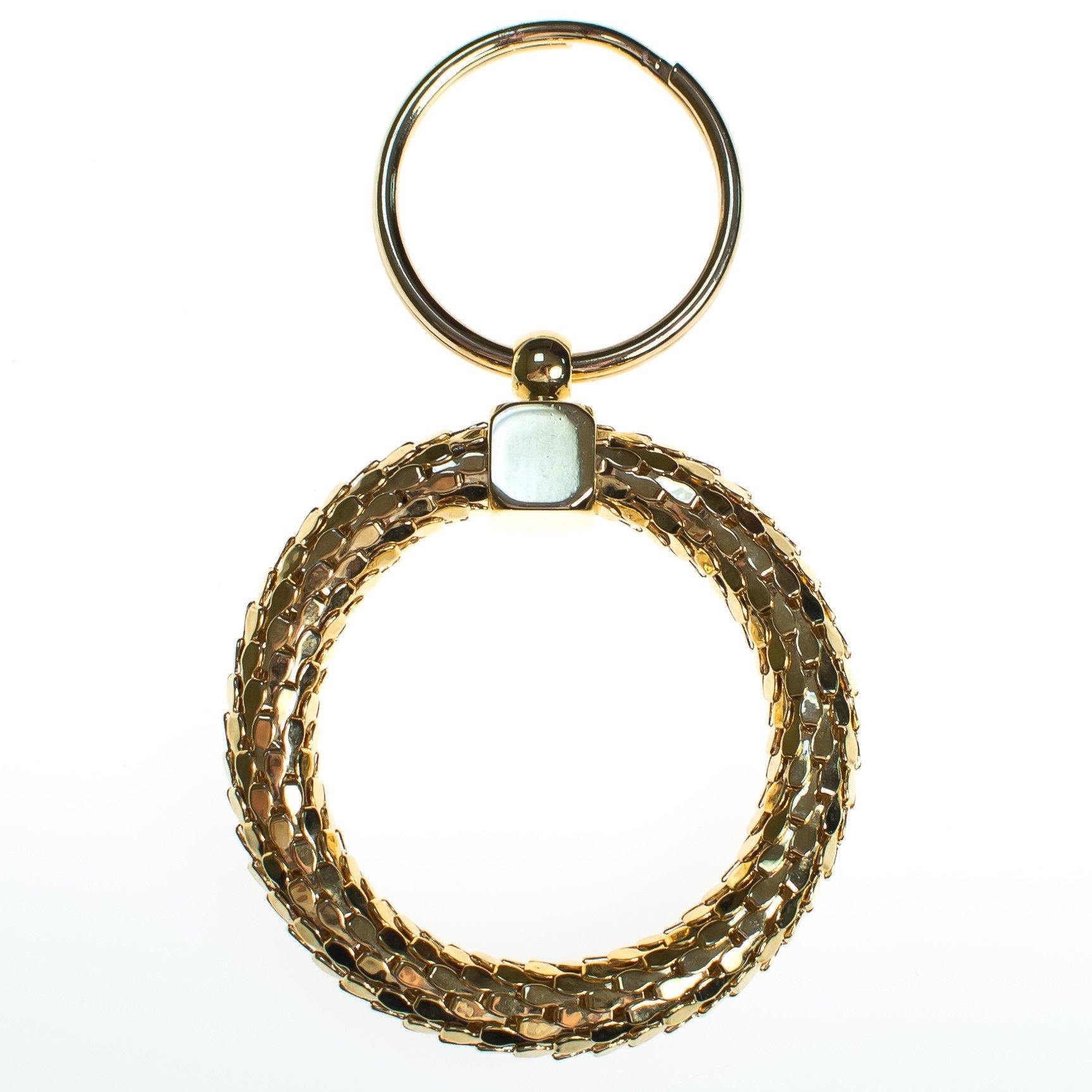 Vintage 1980s Whiting and Davis Gold Mesh Key Chain by Whiting and Davis - Vintage Meet Modern Vintage Jewelry - Chicago, Illinois - #oldhollywoodglamour #vintagemeetmodern #designervintage #jewelrybox #antiquejewelry #vintagejewelry