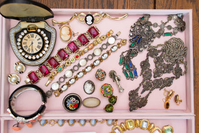 Vintage Victorian Gothic Revival Silver Statement Necklace by 1970s - Vintage Meet Modern Vintage Jewelry - Chicago, Illinois - #oldhollywoodglamour #vintagemeetmodern #designervintage #jewelrybox #antiquejewelry #vintagejewelry