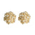 Vintage Crown Trifari Mid Century Modern Gold, Pearl and Rhinestone Earrings