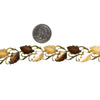 Vintage Brown and Cream Lucite Thermoset Leaves Bracelet by 1950s - Vintage Meet Modern Vintage Jewelry - Chicago, Illinois - #oldhollywoodglamour #vintagemeetmodern #designervintage #jewelrybox #antiquejewelry #vintagejewelry