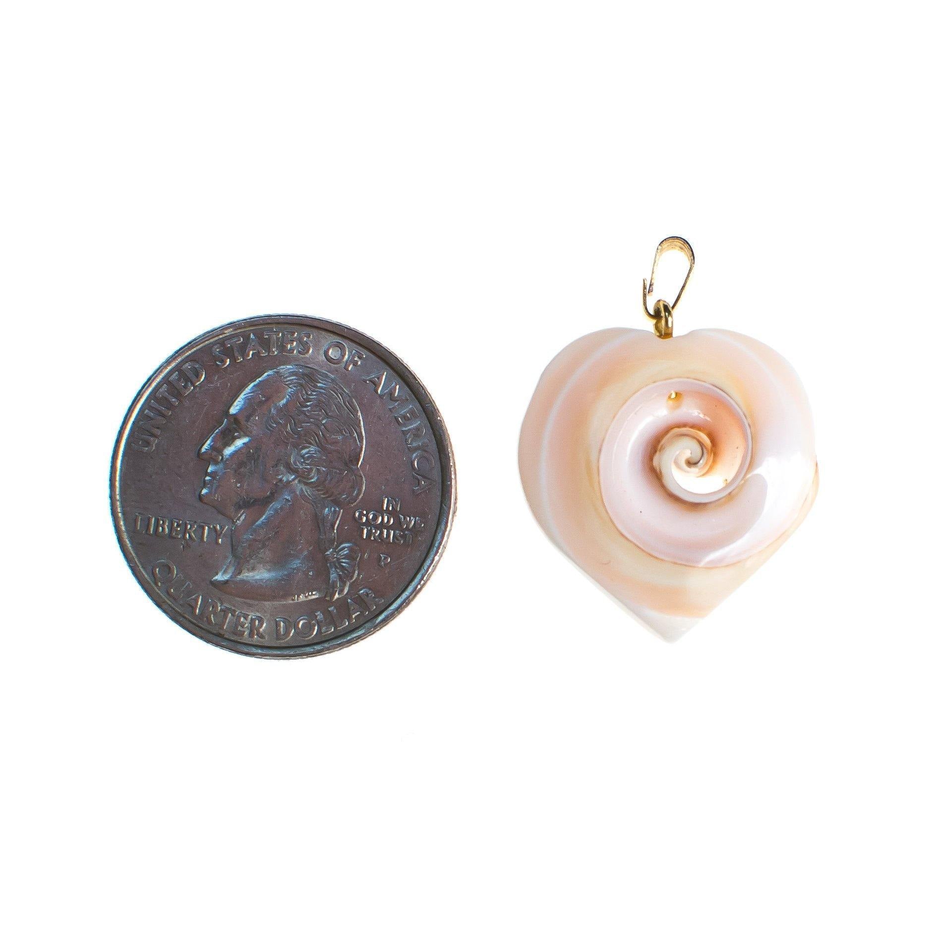 Vintage 1970s Carved Shell Heart Pendant by 1970s - Vintage Meet Modern Vintage Jewelry - Chicago, Illinois - #oldhollywoodglamour #vintagemeetmodern #designervintage #jewelrybox #antiquejewelry #vintagejewelry