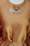 Vintage Silver Rhinestone Flower Brooch, Starburst Style by 1950s - Vintage Meet Modern Vintage Jewelry - Chicago, Illinois - #oldhollywoodglamour #vintagemeetmodern #designervintage #jewelrybox #antiquejewelry #vintagejewelry