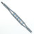 Vintage Cinderella Blue Givere Rhinestone Bracelet, Silver Tone, Snap Lock Clasp