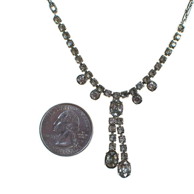 Vintage Art Deco Rhinestone Necklace by Art Deco - Vintage Meet Modern Vintage Jewelry - Chicago, Illinois - #oldhollywoodglamour #vintagemeetmodern #designervintage #jewelrybox #antiquejewelry #vintagejewelry