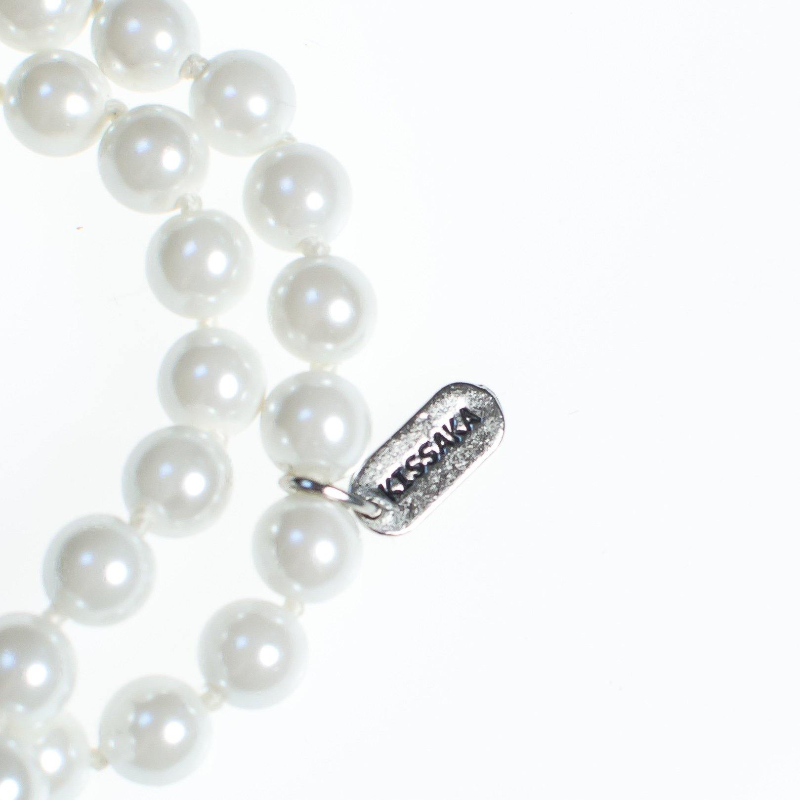 Vintage Kissaka Pearl Necklace by Kissaka - Vintage Meet Modern Vintage Jewelry - Chicago, Illinois - #oldhollywoodglamour #vintagemeetmodern #designervintage #jewelrybox #antiquejewelry #vintagejewelry