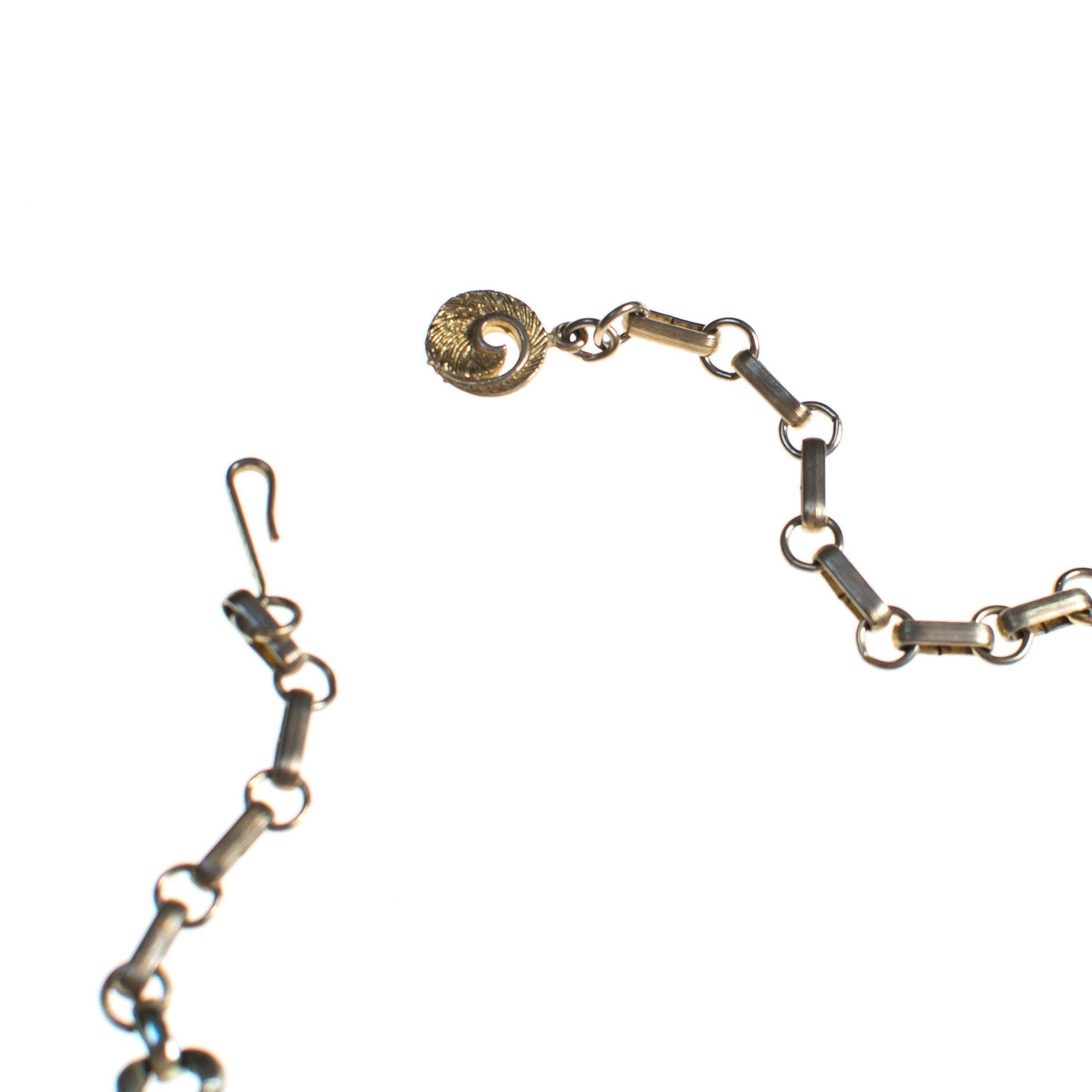 Vintage Lisner Red Aurora Borealis Carnival Glass Rhinestone Crystal Necklace by Lisner - Vintage Meet Modern Vintage Jewelry - Chicago, Illinois - #oldhollywoodglamour #vintagemeetmodern #designervintage #jewelrybox #antiquejewelry #vintagejewelry