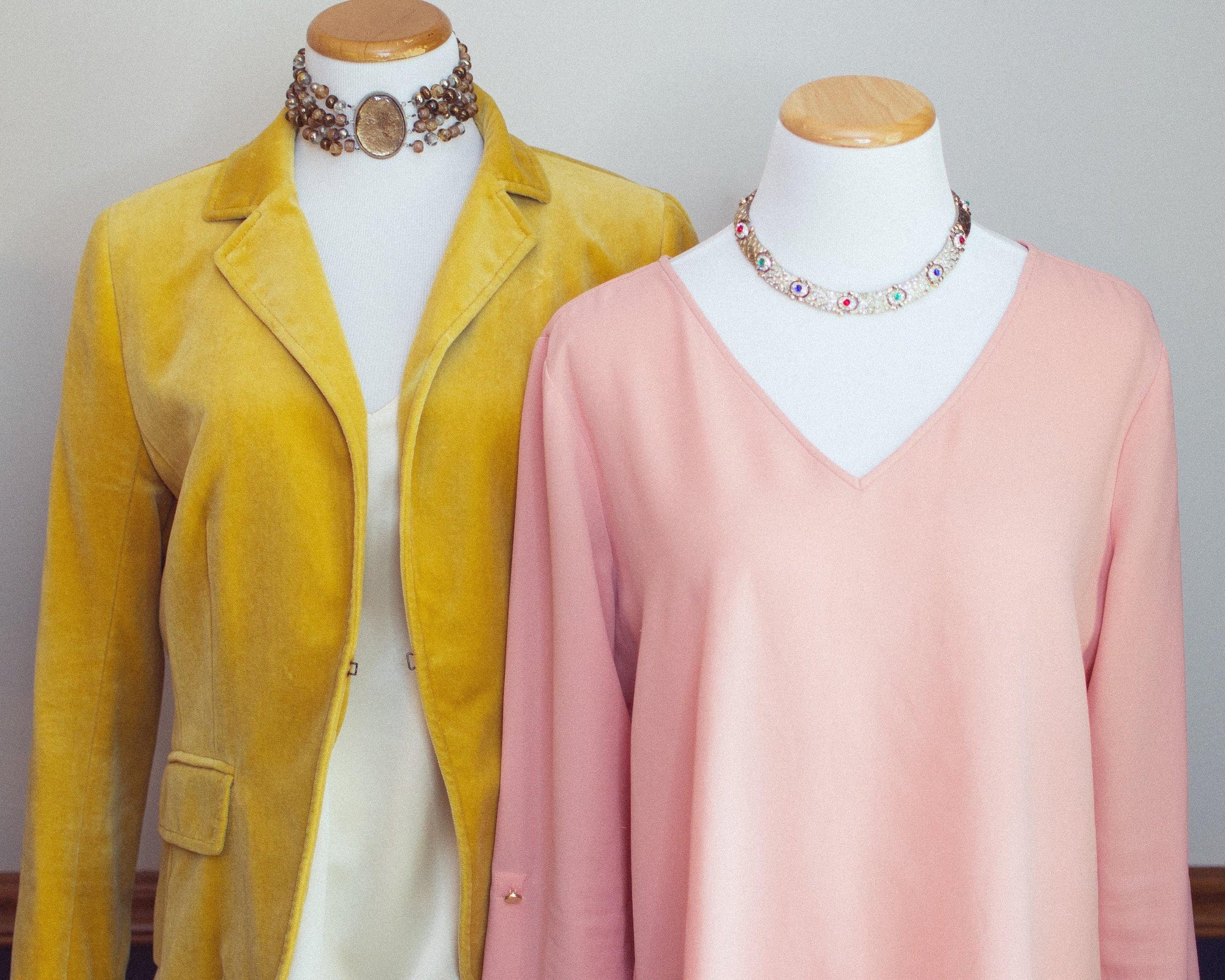 Vintage 1980s Art Deco Style Collar Necklace with Jewel Tone Cabochons and Diamante Crystal Rhinestones by 1980s - Vintage Meet Modern Vintage Jewelry - Chicago, Illinois - #oldhollywoodglamour #vintagemeetmodern #designervintage #jewelrybox #antiquejewelry #vintagejewelry