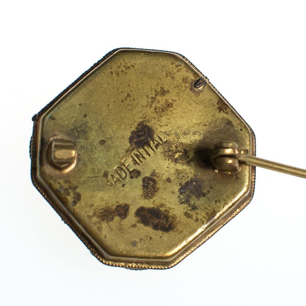 Vintage Mosaic Flower Brooch, Rainbow Flowers, Brooches and Pins, Made in Italy by Made in Italy - Vintage Meet Modern Vintage Jewelry - Chicago, Illinois - #oldhollywoodglamour #vintagemeetmodern #designervintage #jewelrybox #antiquejewelry #vintagejewelry