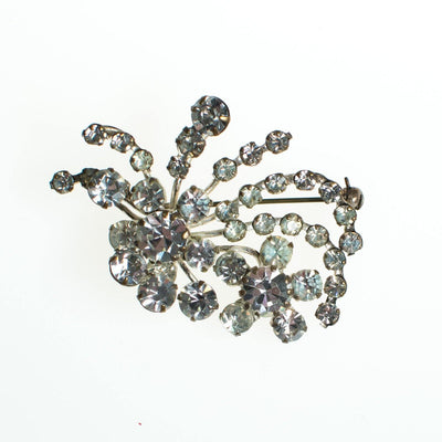 Vintage Made in Austria Diamante Art Deco Brooch, Diamante crystals, Silver Tone Setting, Brooches and Pins by Austria - Vintage Meet Modern Vintage Jewelry - Chicago, Illinois - #oldhollywoodglamour #vintagemeetmodern #designervintage #jewelrybox #antiquejewelry #vintagejewelry
