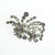 Vintage Made in Austria Diamante Art Deco Brooch, Diamante crystals, Silver Tone Setting, Brooches and Pins