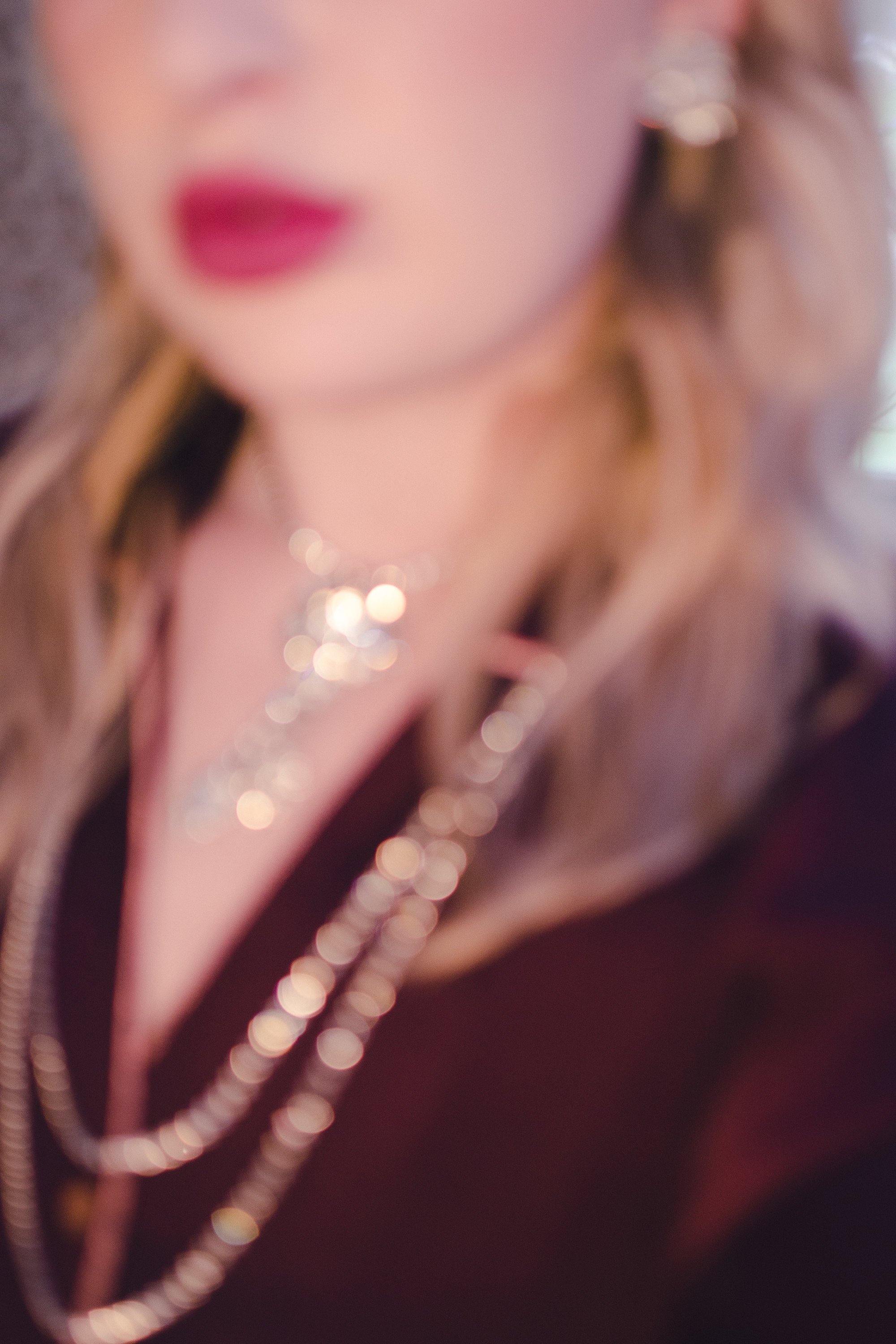 Vintage Art Deco Diamante Crystal Necklace, Dangle, Silver Tone Setting, Fish Hook Clasp by Art Deco - Vintage Meet Modern Vintage Jewelry - Chicago, Illinois - #oldhollywoodglamour #vintagemeetmodern #designervintage #jewelrybox #antiquejewelry #vintagejewelry