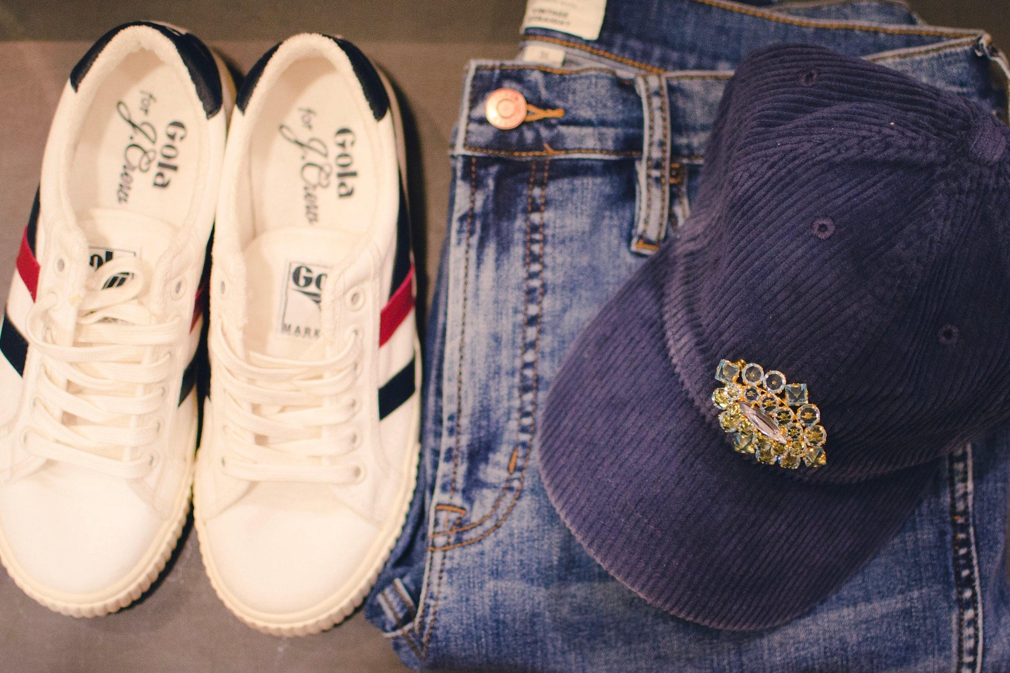 Vintage Austrian Brooch, Light Blue Rhinestones, Gold Tone Setting, Brooches and Pins by Austria - Vintage Meet Modern Vintage Jewelry - Chicago, Illinois - #oldhollywoodglamour #vintagemeetmodern #designervintage #jewelrybox #antiquejewelry #vintagejewelry