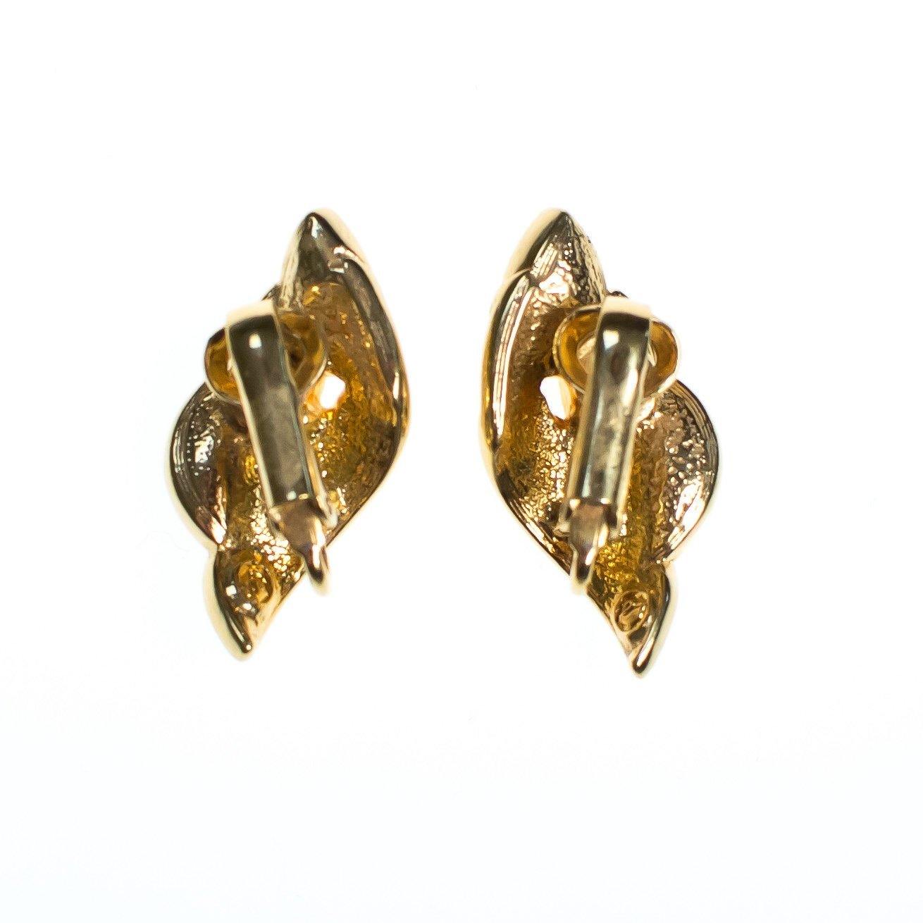 Vintage Swarovski Crystal Earrings in Jewel Toes, Green Pink and Blue, Flame Ear Crawler Design by Swarovski - Vintage Meet Modern Vintage Jewelry - Chicago, Illinois - #oldhollywoodglamour #vintagemeetmodern #designervintage #jewelrybox #antiquejewelry #vintagejewelry