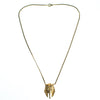 Vintage Napier Gold Pharaoh Necklace, Egyptian Pendant, Gold Tone Necklace, Spring Ring Clasp by Napier - Vintage Meet Modern Vintage Jewelry - Chicago, Illinois - #oldhollywoodglamour #vintagemeetmodern #designervintage #jewelrybox #antiquejewelry #vintagejewelry