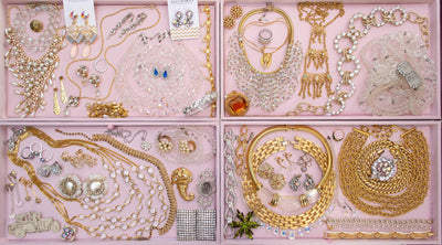 Vintage Petite Dangling Opaline Dragons Breath Art Glass and Rhinestone Earrings, Screw Back by 1950s - Vintage Meet Modern Vintage Jewelry - Chicago, Illinois - #oldhollywoodglamour #vintagemeetmodern #designervintage #jewelrybox #antiquejewelry #vintagejewelry