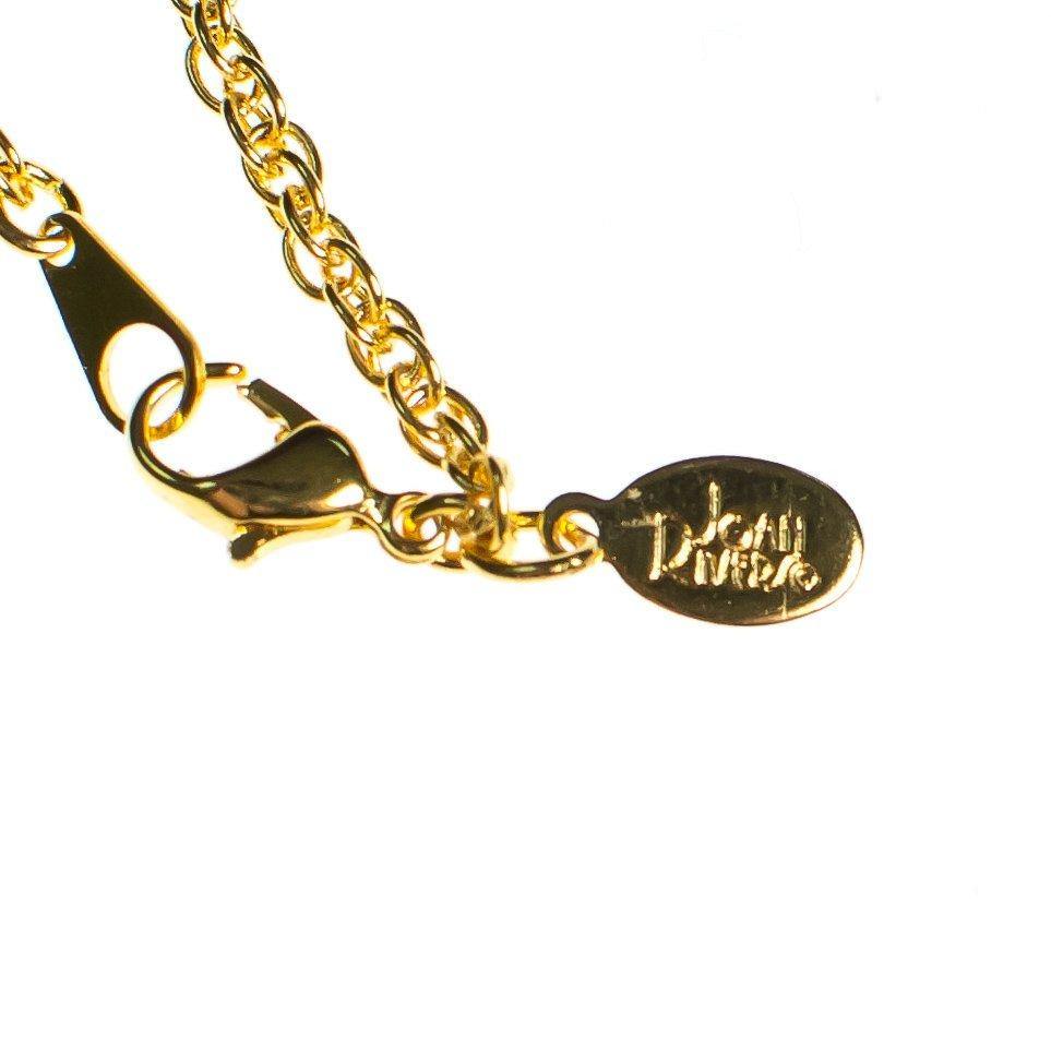 Joan Rivers Heart Imperial Egg Pendant, White Pendant with colorful Hearts, Gold Tone Chain, Lobster Clasp by Joan Rivers - Vintage Meet Modern Vintage Jewelry - Chicago, Illinois - #oldhollywoodglamour #vintagemeetmodern #designervintage #jewelrybox #antiquejewelry #vintagejewelry