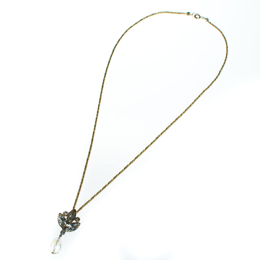Vintage Juliana Rhinestone Pendant Necklace by Juliana - Vintage Meet Modern Vintage Jewelry - Chicago, Illinois - #oldhollywoodglamour #vintagemeetmodern #designervintage #jewelrybox #antiquejewelry #vintagejewelry