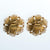 Vintage 1960s Retro Glam Monet Fringed Tassel Design Gold Statement Earrings
