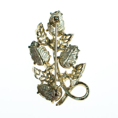 Vintage Pressed Glass Aurora Borealis Leaf Brooch by Mid Century Modern - Vintage Meet Modern Vintage Jewelry - Chicago, Illinois - #oldhollywoodglamour #vintagemeetmodern #designervintage #jewelrybox #antiquejewelry #vintagejewelry