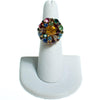 Vintage Judy Lee Rainbow Rhinestone Statement Ring by Judy Lee - Vintage Meet Modern Vintage Jewelry - Chicago, Illinois - #oldhollywoodglamour #vintagemeetmodern #designervintage #jewelrybox #antiquejewelry #vintagejewelry