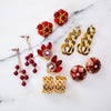 Vintage Juliana Red Rhinestone Earrings by Juliana - Vintage Meet Modern Vintage Jewelry - Chicago, Illinois - #oldhollywoodglamour #vintagemeetmodern #designervintage #jewelrybox #antiquejewelry #vintagejewelry