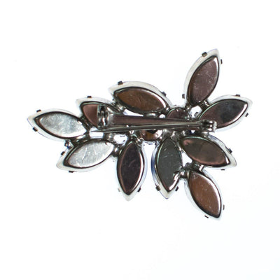 Vintage Blue Aurora Borealis Marquise Rhinestone Brooch by 1950s - Vintage Meet Modern Vintage Jewelry - Chicago, Illinois - #oldhollywoodglamour #vintagemeetmodern #designervintage #jewelrybox #antiquejewelry #vintagejewelry