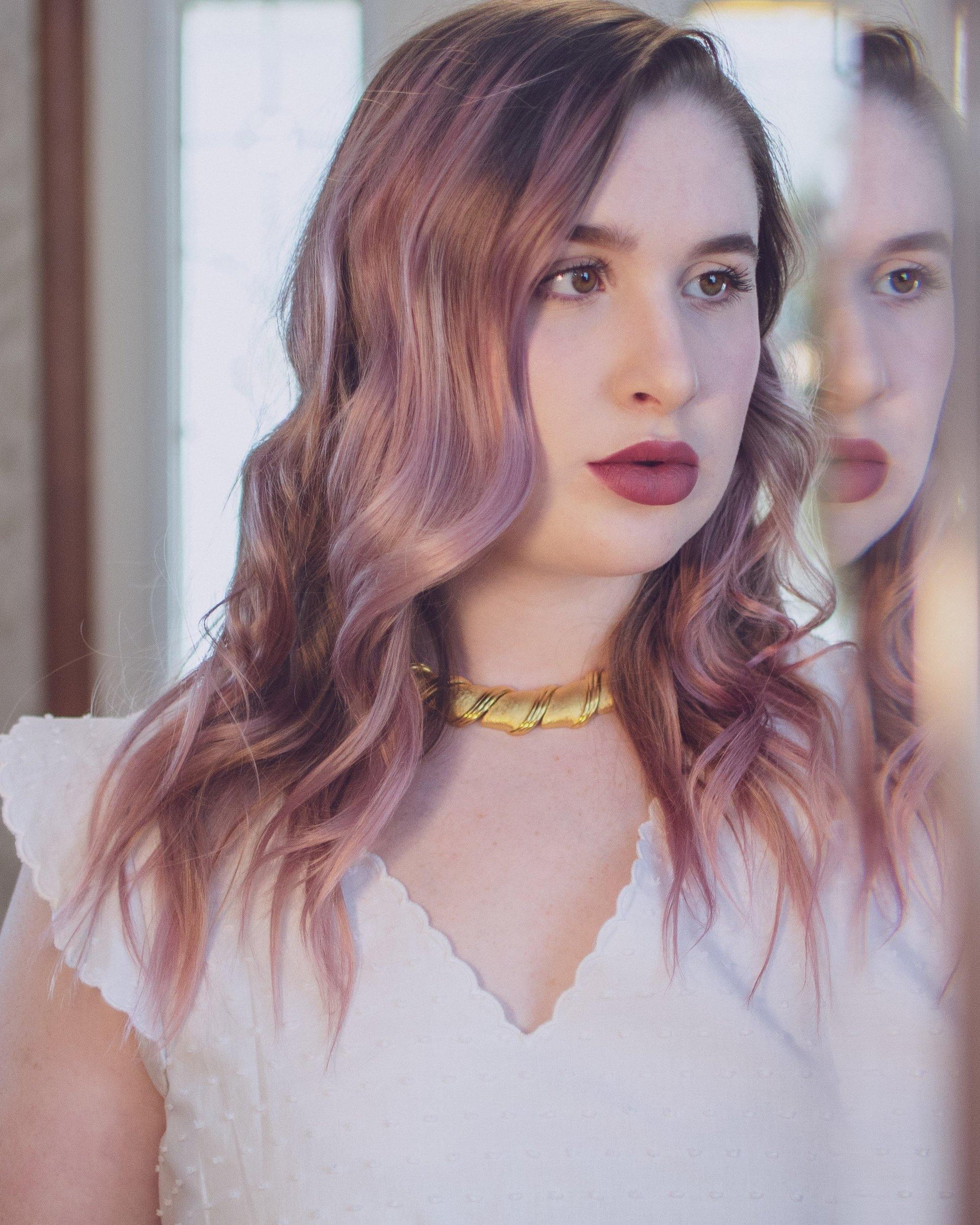 Vintage 1980s Ellen Kiam Heavy Brushed Gold Tone Wide Link Statement Necklace by Ellen Kiam - Vintage Meet Modern Vintage Jewelry - Chicago, Illinois - #oldhollywoodglamour #vintagemeetmodern #designervintage #jewelrybox #antiquejewelry #vintagejewelry