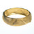 Vintage Monet Brushed Textured Gold Bangle Bracelet