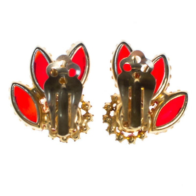 Vintage Juliana Red Rhinestone Earrings by Juliana - Vintage Meet Modern Vintage Jewelry - Chicago, Illinois - #oldhollywoodglamour #vintagemeetmodern #designervintage #jewelrybox #antiquejewelry #vintagejewelry
