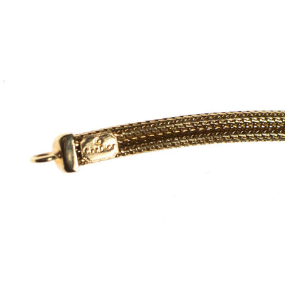 Vintage Christian Dior Bracelet, Gold Tone, Spring Ring Clasp by Christian Dior - Vintage Meet Modern Vintage Jewelry - Chicago, Illinois - #oldhollywoodglamour #vintagemeetmodern #designervintage #jewelrybox #antiquejewelry #vintagejewelry