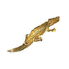 Vintage Gold Alligator Brooch by 1980s - Vintage Meet Modern Vintage Jewelry - Chicago, Illinois - #oldhollywoodglamour #vintagemeetmodern #designervintage #jewelrybox #antiquejewelry #vintagejewelry