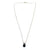 Vintage Sapphire Pendant Necklace Set in 18kt Gold Over Sterling Silver