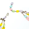 Vintage Pastel Rainbow Lucite Triple Stand Necklace by 1950s - Vintage Meet Modern Vintage Jewelry - Chicago, Illinois - #oldhollywoodglamour #vintagemeetmodern #designervintage #jewelrybox #antiquejewelry #vintagejewelry