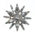 Vintage Art Deco Huge Diamante Crystal Star Brooch